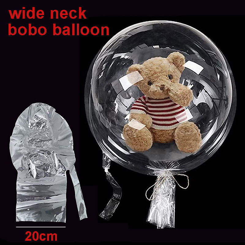 Food Like Snacks - Ballons Bobo transparents à grand col