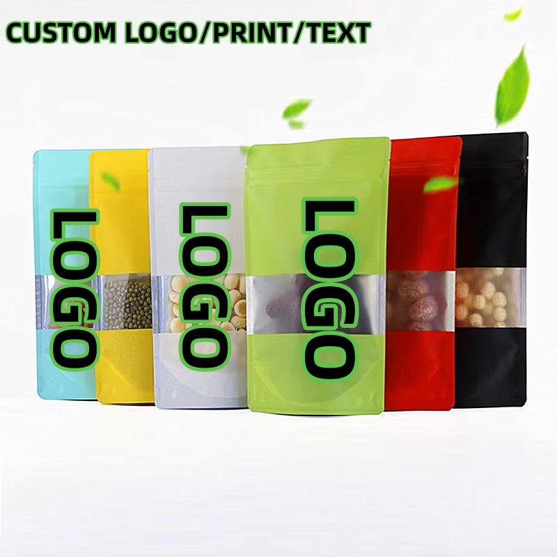 Xmas Food Snacks - 100 Sachets Ziplock en Aluminium Refermables
