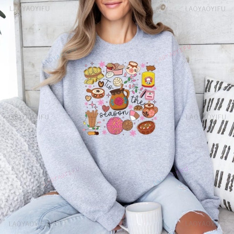 Sweat à capuche de noël mexica - Xmas Food Snacks avis et prix