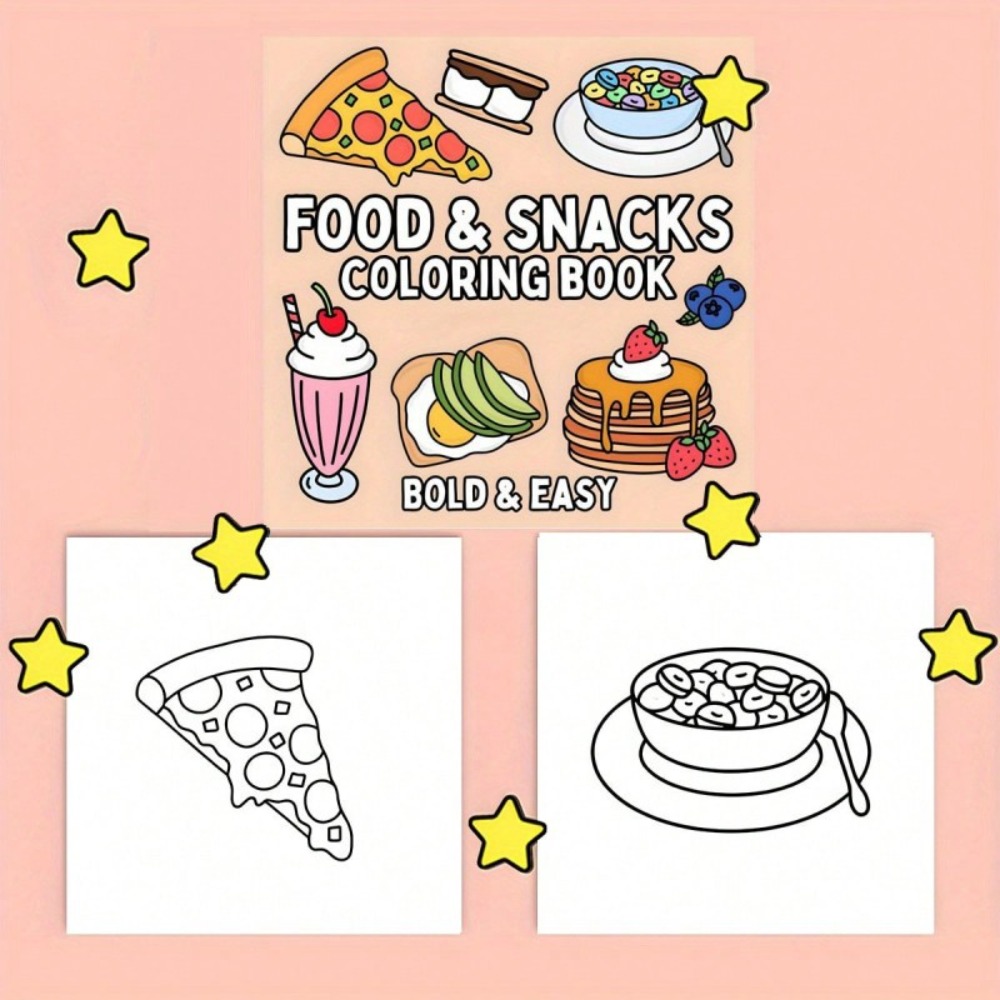 Livre de coloriage sur les ali - Food And Snacks Coloring Pages avis et prix